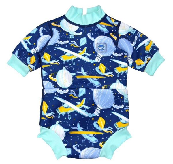 Splash About Baby neoprén body Happy Nappy - Up in the Air, velikost: XL (12-24měs)