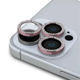 Guess Fixed Glliter Ochrana Čoček pro iPhone 16 Pro/16 Pro Max Pink (57983123490)