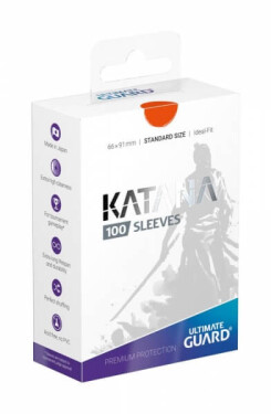 Obaly na karty Ultimate Guard Katana - Orange 100 ks