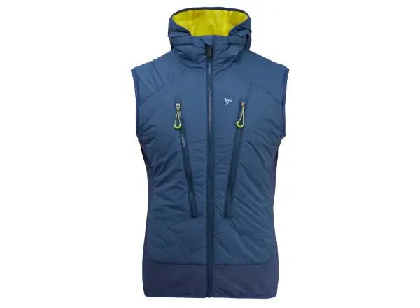 Silvini Polaro pánská skialpová vesta Navy/Lime vel. XL