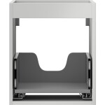 MEXEN - Box-A skříňka pro umyvadlo 40, 1 šuplík, šedý mat 91AX0-0400-470-1-62