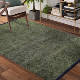 DumDekorace Zelený moderní koberec do každého pokoje Šířka: 80 cm | Délka: 300 cm