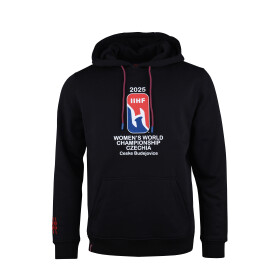 Pánská mikina IIHF Women's World Championship Czechia MS 2025 Black Velikost: M