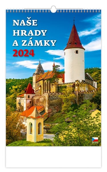 Kalendář nástěnný 2024 - Naše hrady a zámky