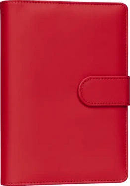NOTIQUE Refill 2027 sytě červený / Týdenní diář / kroužková vazba / vyměnitelné listy / 12,5 × 19 cm