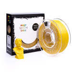 PET-G filament Yellow 1,75 mm Print With Smile 1 kg