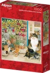 ALIPSON Čtvercové puzzle Agneatha a její koťata na zápraží