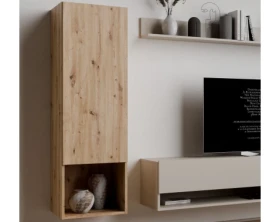 Nástěnná skříňka Asko Living, 40 cm, dub artisan