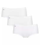 Dámské kalhotky Basic+ Midi 3P - WHITE - bílé 0003 - SLOGGI WHITE 50