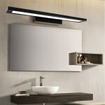 LED koupelnové osvětlení 60CM APP840-1W - černé placaté OSW-06665