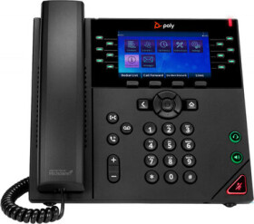 Poly VVX 450 OBi Edition černá / VoIP Telefon / 4.3" LCD / RJ9 / RJ45 (89B60AA)