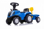 Mamido Dětské odrážedlo traktor s přívěsem New Holland T7 modrý