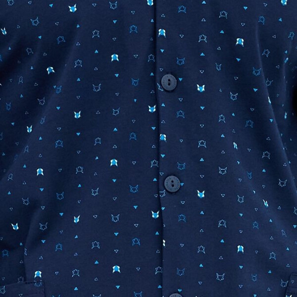 Pánské pyžamo 114/80 plus - CORNETTE tmavě modrá 3XL