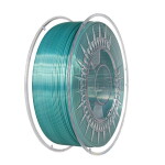 DUAL SILK filament Cold Green-White 1,75 mm Devil Design 1 kg