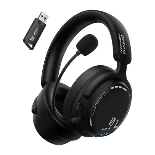 ONIKUMA GT886 černá / Herní sluchátka / Bezdrátová / ANC / mikrofon / USB-C (GT886 (2.4G +Bluetoo)