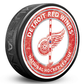 Mustang Puk Detroit Red Wings NHL Center Ice