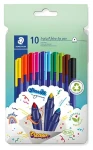 Staedtler Triplus 323 / Fix / 10 barev / vypratelný inkoust (323 C10)