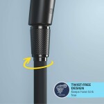 GROHE - Vitalio Start Sprchový set s termostatem, průměr 25 cm, 2 proudy, matná černá 266772431