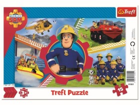 TREFL Puzzle Požárník Sam 15 dílků deskové