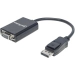 Digitus DisplayPort adapter cable, DP - HDMI type A M/F, 0.15m,w/interlock, DP 1.1a compatible, CE, bl