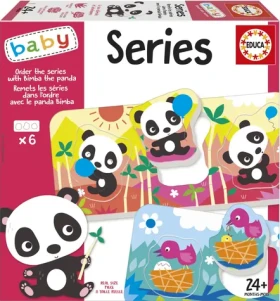 EDUCA Baby vkládačka Panda Bimba a kamarádi