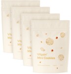 Vilgain Mini Cookies BIO – 4× slaný karamel s mandlemi 100 g