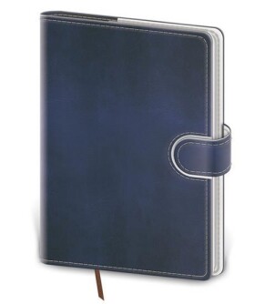 Zápisník Flip A5 modro/bílá linkovaný