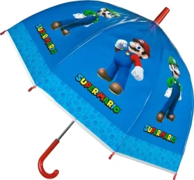 Super Mario deštník průhledný / Deštník / manuální otevírání (SUMB7202)