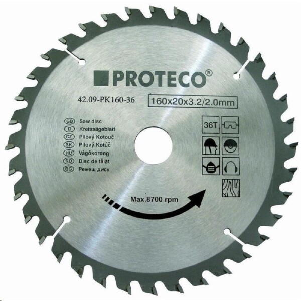 Kotouč pilový SK 180 x 2,2 x 20mm 24 zubů 42.09-PK180-24
