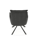 Jídelní židle, šedá, manšestrová látka, HC-X1128 GREY2