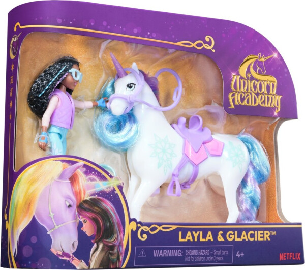 Unicorn academy figurky 11 cm Layla a Glacier - Spin Master Unicorn Academy