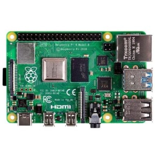 Raspberry PI 4 Model B / Broadcom BCM2711 ARM Cortex-A72 – 1.5GHz / 4 GB / micro HDMI / Wi-Fi (Raspberry-PI-4-4GB)