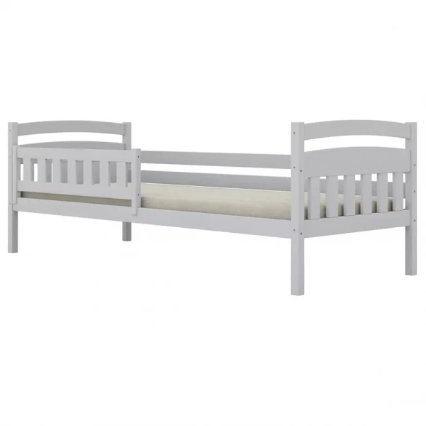 Postel Tosia standard + zábrana 90x180 bílá