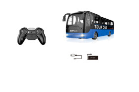 RC Autobus na dálkové ovládání modrý