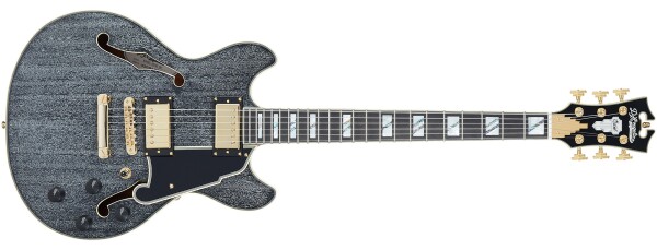 D'Angelico Excel Mini DC Black Dog