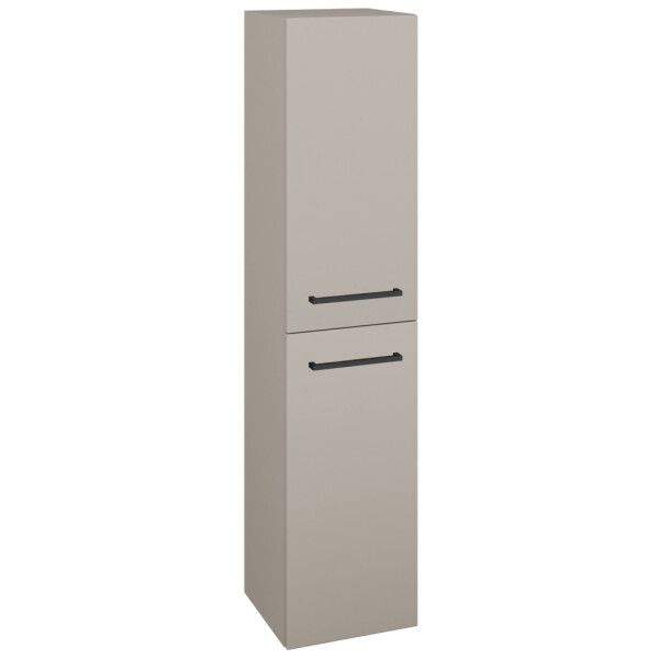 Dřevojas - Vysoká skříň s košem na prádlo DOS SVD2K 35 - N07 Stone / Úchytka T06 / N07 Stone / Pravé 210953HP