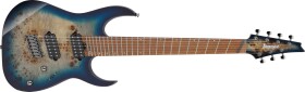 Ibanez RGMS7PB Cosmic Blue Sunburst