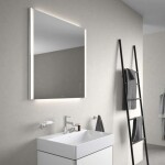 DURAVIT - XSquare Zrcadlo 80x80 cm, s LED osvětlením a vyhříváním XS7012000000000