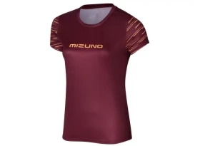 Mizuno Graphic Tee dámské běžecké triko cabernet vel. S
