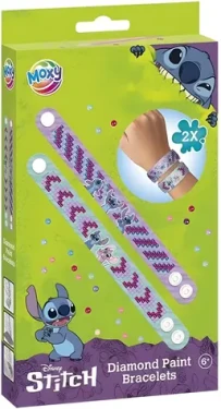 MOXY Diamantové malování Sada na výrobu náramků Stitch