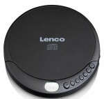 Lenco CD-010 černá / přenosný CD přehrávač / 3.5 mm jack / CDCD-RCD-RW (CD-010)