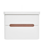 Koupelnová skříňka s umyvadlem SAT Fusion 77,5x53x45 cm bílá matná mat SATFUSION280WU SATFUSION280WU