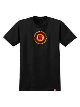 Spitfire OG FIREBALL BLK/RED pánské tričko krátkým rukávem