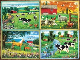 COBBLE HILL Puzzle Přátelé z venkova XL