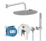 IDEAL STANDARD - CeraTherm Sprchový set s baterií pod omítku, s tělesem, průměr 30 cm, chrom A7574AA