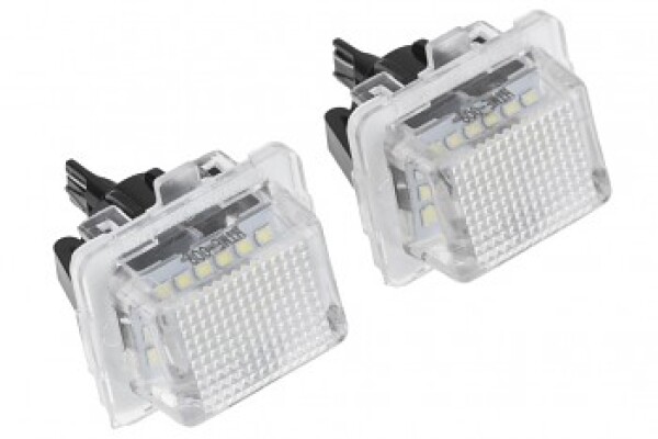 LED osvětlení SPZ MERCEDES-BENZ C (W204), E (W212/C207/A207) a S (W221)