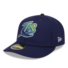 New Era Pánská kšiltovka Tampa Bay Rays MLB 2025 Batting Practice Low Profile 59FIFTY Fitted Velikost: 7 1/4