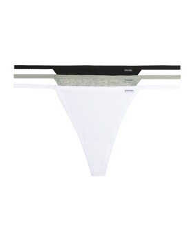 Dámské tanga Calvin Klein QD5070E 3 KUSY