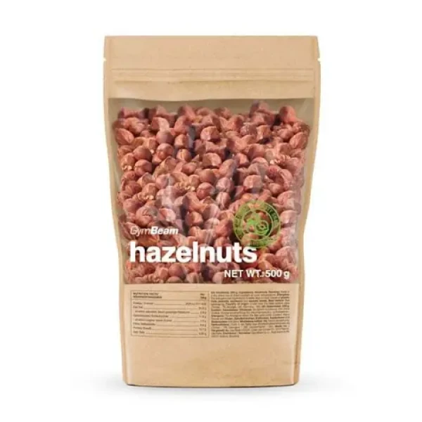 Lískové ořechy - GymBeam (bez příchuti, 500 g) (28696-1-500g)