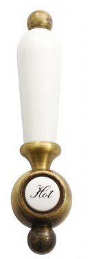 RAV Slezák - Ručka RETRO "5"- teplá voda, KR5002SM KR5002SM